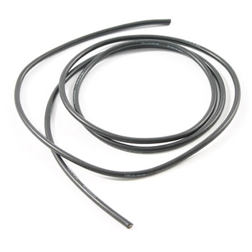 100cm Black Silicone Wire - 12SWG