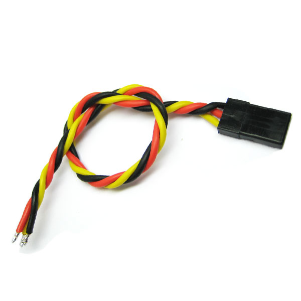 22AWG JR Twisted Servo Wire - 15cm
