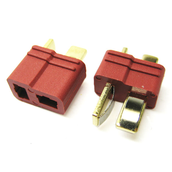 Deans Plug with Grips (1 Male/1 Female)