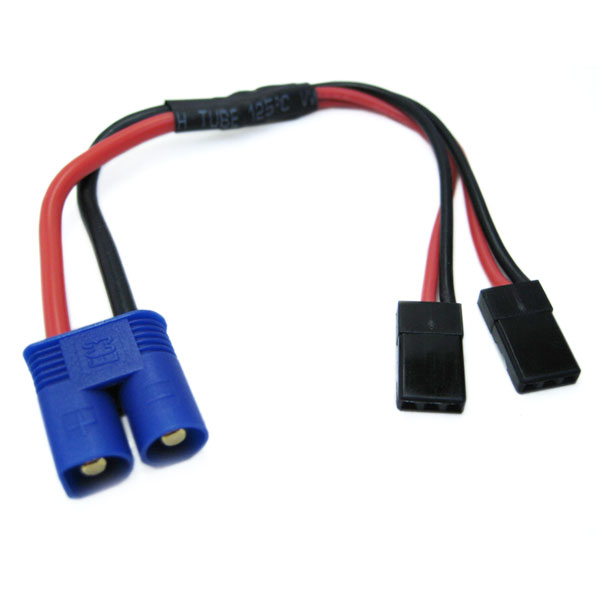 EC3 Connector to Dual JR Y Wire