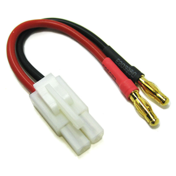 Tamiya to Two 4.00mm Male Connector Adaptors