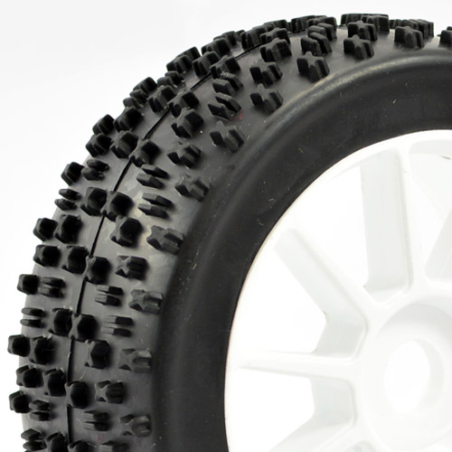 1/8th Buggy Premounted 'Maths' Tyres on Split Spoke Wheels