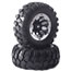 Fastrax 'Kong' 1.5"/1" Crawler Tyres on Bead Protector Wheels (2)