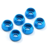 M3 Cap Washers (6) - Blue