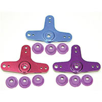 Aluminium Tri-Servo Arm - Red
