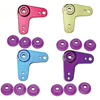 Aluminium L-Shape Servo Arm - Red