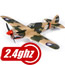 FMS Mini P40 Warhawk RTF Electric Warbird with 2.4ghz Radio System - Tiger Camo