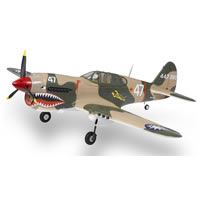 WWII P40 Warhawk Electric ARTF Aircraft (Retract Landing Gear) - Tiger