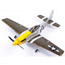 FMS Mini P51 Mustang ARTF Electric Warbird w/o TX/RX - Yellow/Green