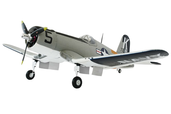 FMS&nbsp;F4U Corsair 1400 Series ARTF with Retracts - Silver