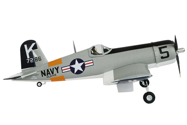 FMS&nbsp;F4U Corsair 1400 Series ARTF with Retracts - Silver
