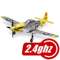 WWII P-51D Mustang V2 Electric RTF with 2.4ghz Radio System (Retract Landing Gear & Flaps)