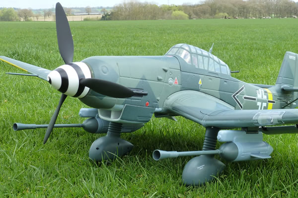 FMS&nbsp;Stuka JU87-G2 1400 Series Electric ARTF WWII Aircraft