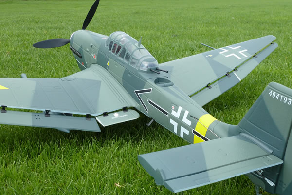 FMS&nbsp;Stuka JU87-G2 1400 Series Electric ARTF WWII Aircraft