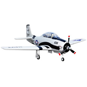 North American T-28 Trojan 1400 Series ARTF Aircraft - Grey