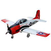 North American T-28 Trojan 1400 Series ARTF Aircraft - Red