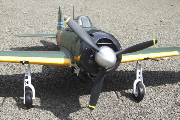 FMS&nbsp;Mitsubishi A6M Zero 1400 Series ARTF Electric Warbird with Retract Landing Gear & Flaps