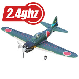 Mini A6M3 Zero 800 Series RTF Electric Warbird with 2.4ghz Radio System 