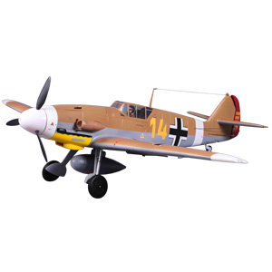 FMS BF109-F Messerschmitt ARTF Electric Warbird w/o Tx/Rx/Battery - Brown