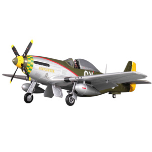 P51 Mustang V7 1400 Series RTF Electric Warbird w/o TX/RX/Batt - Gun Fighter