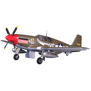 FMS P51B Mustang 1400 Series ARTF Electric Warbird w/o TX/RX/Batt - Shangri-La