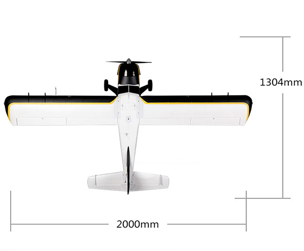 FMS DHC-2 BEAVER. ARTF WITH REFLEX GYRO WHAREHOUSE STOCK 5 FMS Beaver Dimensions
