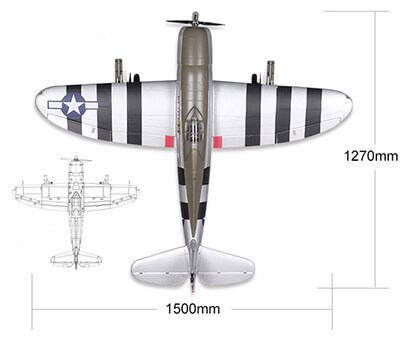 FMS Razorback Bonnie Dimensions