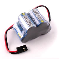 Voltz 1400mah 5-cell 6v Hump Pack w/Futaba Connector