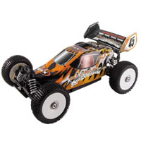Rampage 1/10th Scale 4WD RTR Nitro Supersize Buggy - Orange