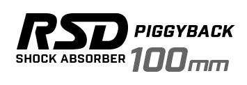 GMADE RSD PIGGYBACK SHOCK 100MM FOR 1/10 CRAWLER (Pr)