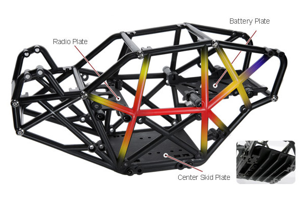 Gmade R1 Chassis details