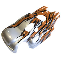 Hyper Mini ST Pre-printed Bodyshell - Brown