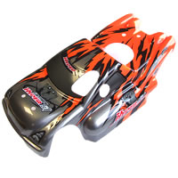 Hyper Mini ST Pre-printed Bodyshell - Orange