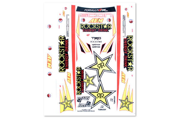 Matrixline&nbsp;Rockstar Formula Drift Decal Sheet