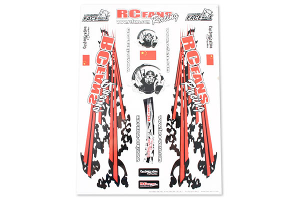 Matrixline&nbsp;RC Fans 1/10th Racing Decal Sheet