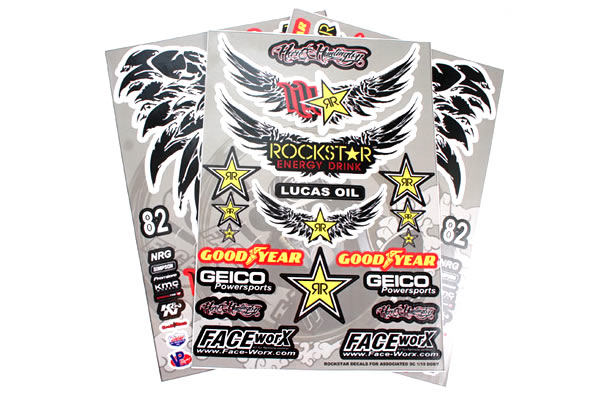 Matrixline&nbsp;Rockstar Short Course Decal Set