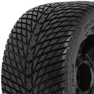 Road Rage 3.8" Tyres Mounted on Desperado Black 1/2 Offset 17mm Wheels (2)