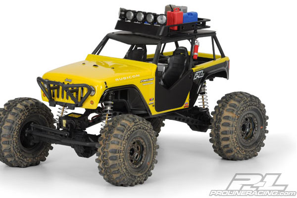 Proline&nbsp;Jeep Wrangler Rubicon Customized Clear Body for Axial Wraith