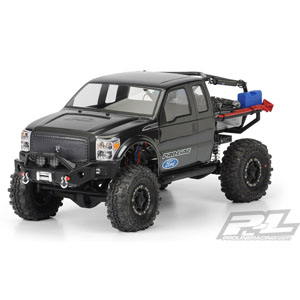 Proline Ford F-250 Super Duty Cab Clear Body for SCX10 Trail Honcho 12.3