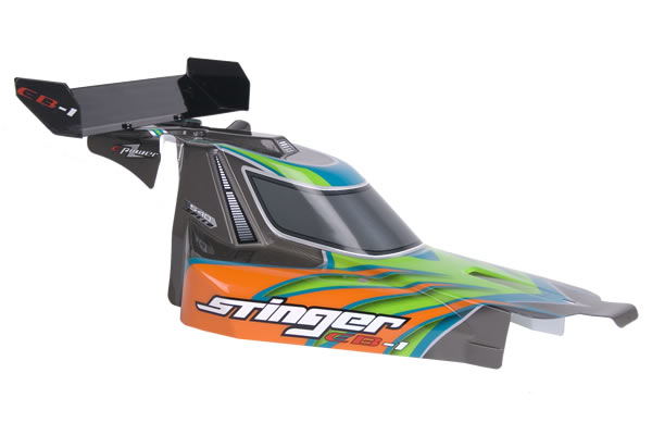 Step Up&nbsp;Stinger EB-1 Pre-printed Bodyshell - Orange/Green