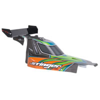 Step Up&nbsp;Stinger EB-1 Pre-printed Bodyshell - Orange/Green