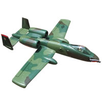 A-10 'Warthog' Thunderbolt II Twin Ducted Fan Jet - Green Camo