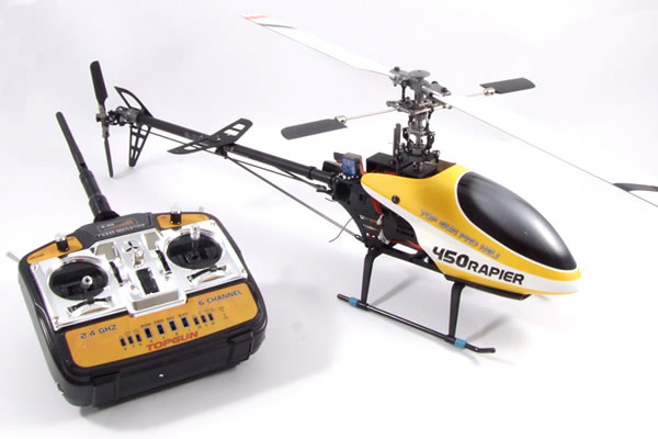 Top Gun Pro Heli&nbsp;Rapier 450 RTF 6 Channel 3D Helicopter with 2.4ghz Radio System
