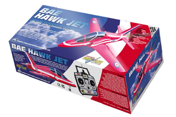 Top Gun Park Flite&nbsp;BAE Hawk Ready-To-Fly EDF Jet with 2.4ghz Radio