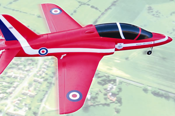 Top Gun Park Flite&nbsp;BAE Hawk Ready-To-Fly EDF Jet with 2.4ghz Radio