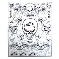 White Skullz' Decal Sheet