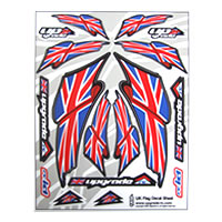 Union Jack Flag' Decal Sheet