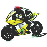 GPV-1 RTR 1/8th Scale Motorcycle - Yellow