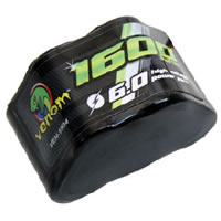 6v-1600mah NiMH Hump Receiver Battery