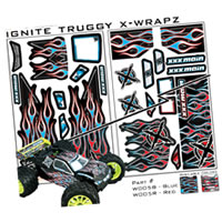 Ignite' Truggy X-Wrapz - Blue